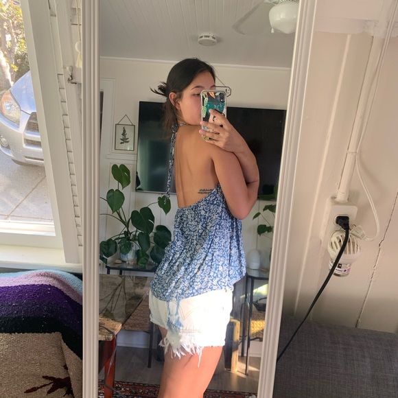 LUCY LOVE PAISLEY HALTER TOP - Picture 6 of 6